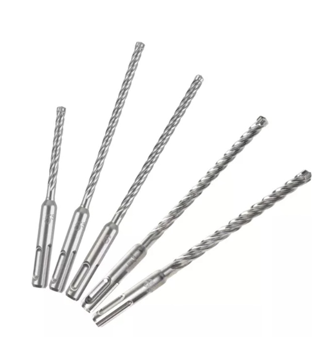 Vrták do betonu a zdiva čtyřbřitý pr.5,6/ 115; 6,8/165; 10/165 - sada 5 ks