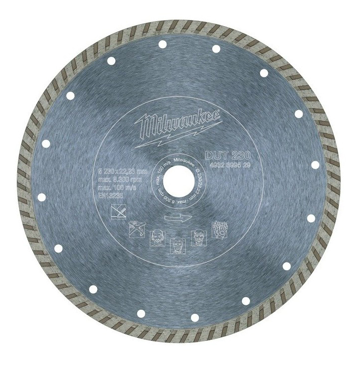 Kotouč diamantový 230x22,23x2,6 do armovaného betonu, tvárnic, žuly