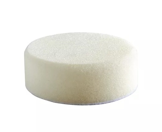 Hubka leštící měkká 75x12mm M12 pro systém upevnění "HOOK AND LOOP"