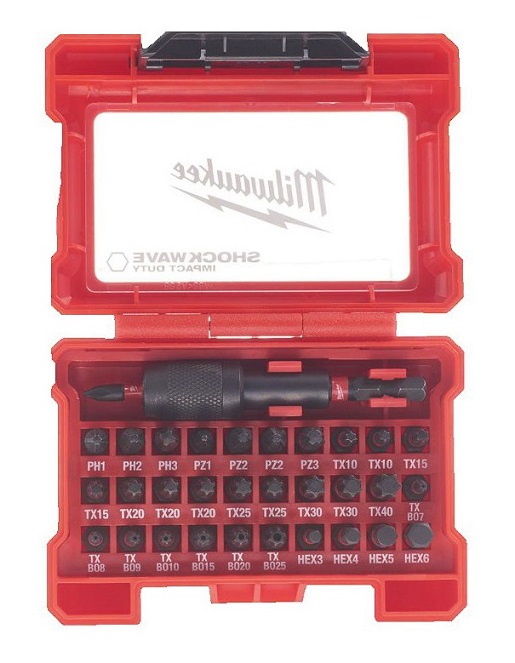 Sada bitů SHOCKWAVE™ Impact Duty PH/ PZ/ torx pro příklepové šroubováky - 33 ks