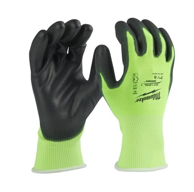 Rukavice pracovní reflexní - proti proříznutí tř.1/A EN21420,EN388:2016 (3121A), vel.XL/10