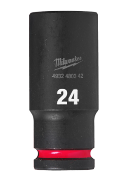 Hlavice úderová dlouhá SHOCKWAVE™ IMPACT DUTY 1/2" HEX SHW 24mm