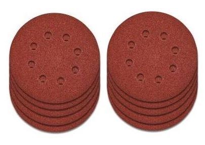 Papír brusný pro excentrické brusky AKU, pr.125mm, zrnitost P180 - sada 10 ks