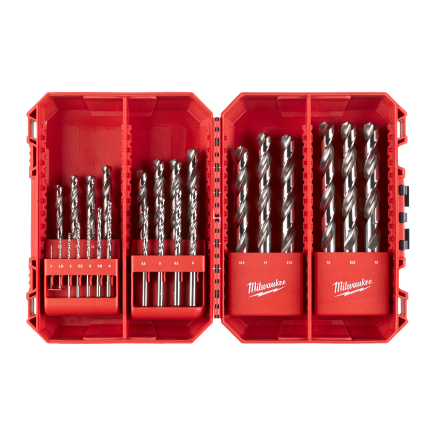 Sada vrtáků na kov - sada 1-13 mm / 25ks THUNDERWEB HSS-G/ DIN 338