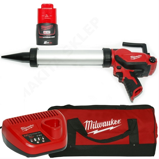 Pistole vytlačovací AKU PCG 400A-151B 12V/1780N kartuš 400ml, taška,baterie,nabíječka