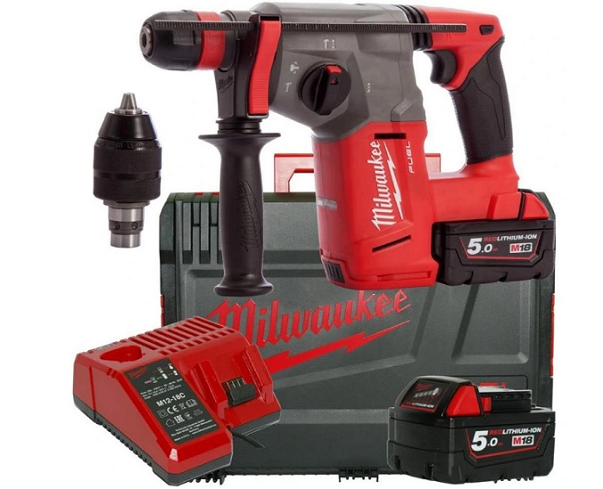 Kladivo bourací/vrtací AKU M18 CHX-502X 18V/5100 úderů, s baterií, nabíječkou a kufrem