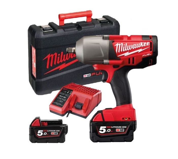 Utahovák rázový AKU M18 FHIWF12-502X 1/2" 18V/1898Nm, 2xbaterie, nabíječka, kufr