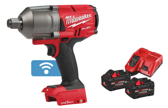 Utahovák rázový AKU M18ONEFHIWF34-802X 3/4"18V/2034Nm, 2xbaterie 8Ah FORGE, nabíječka