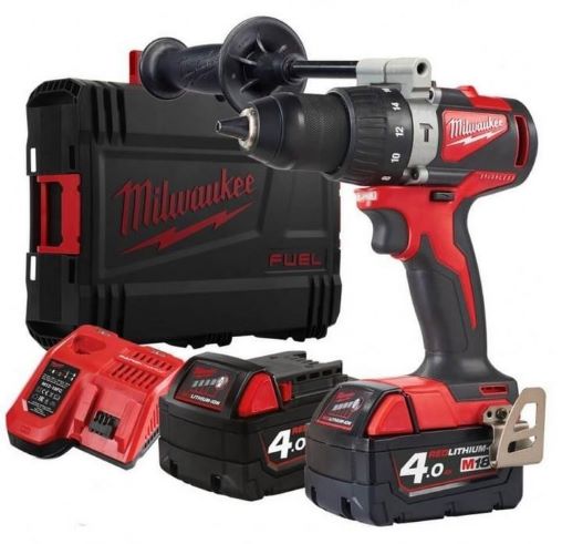 Vrtačka příklepová AKU M18 BLPD2-402X 18V/82Nm 1800ot.,baterie,nabíječka,kufr