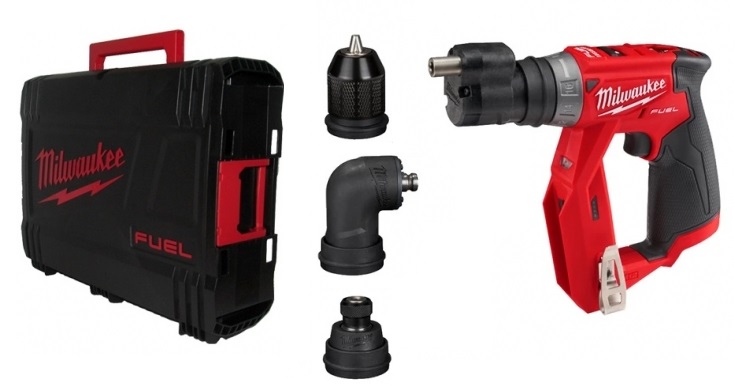 Vrtačka příklepová AKU M12 FDDXKIT-0X 12V/34Nm Heavy Duty kufr, bez baterie a nabíječky