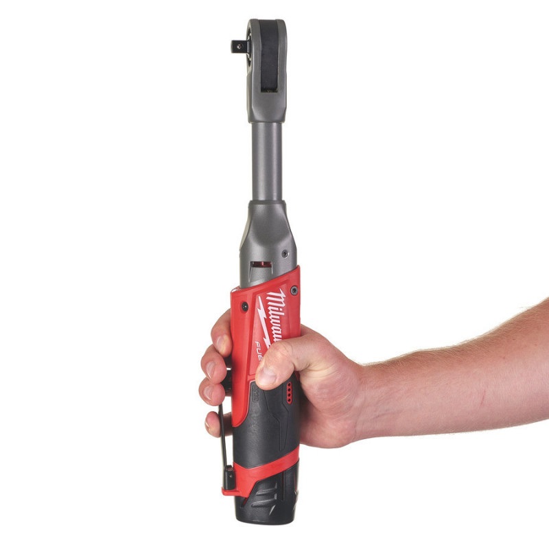 Ráčna kompaktní M12 FIR14LR-0 12V/54Nm 1/4" s prodlouženou hlavou,délka 348mm, bez baterie