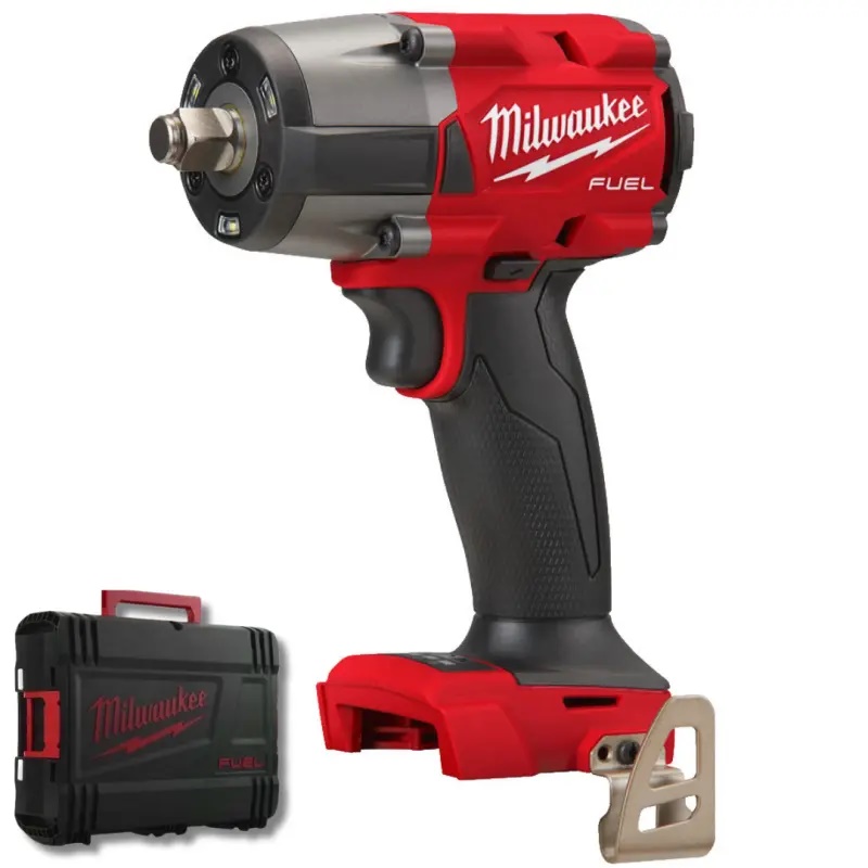 Utahovák rázový AKU M18FMTIW2F12-0X 1/2" 18V/881 Nm v kufru bez baterie a nabíječky