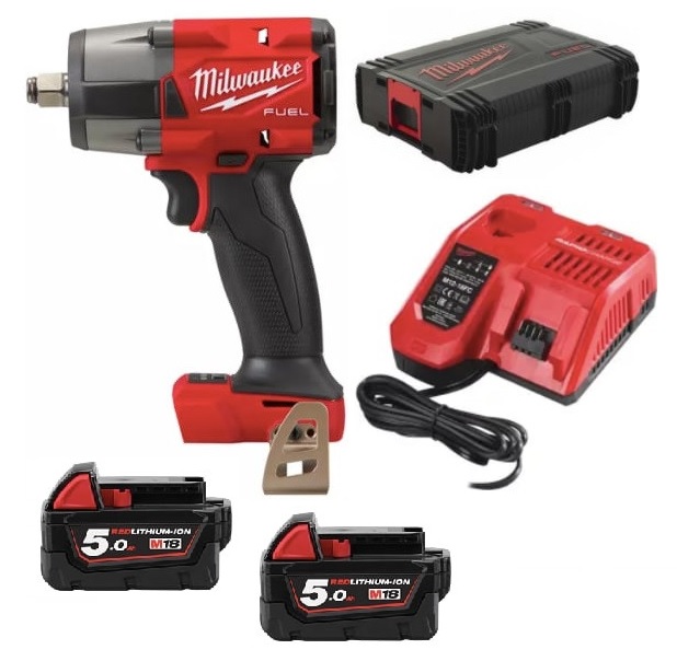 Utahovák rázový AKU M18 FMTIW2F12-502X 1/2" 18V/881 Nm, 2x baterie, nabíječka, kufr