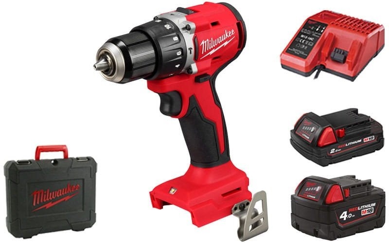 Vrtačka příklepová AKU M18 BLPDRC-422C 18V/60Nm,1700ot.,2xbaterie 2.0Ah+4.0Ah,nabíječka