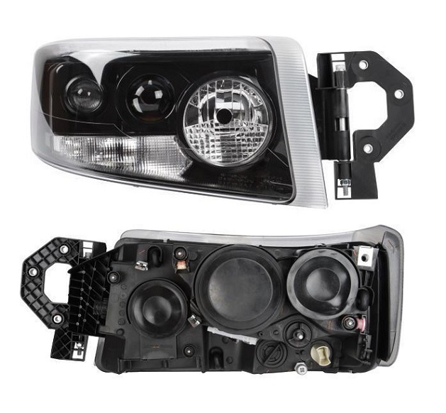 Světlomet hlavní 24V/H7,H15,H3,PY21W,W5W/ P RVI Premium 2 od 10.2005, Gama T