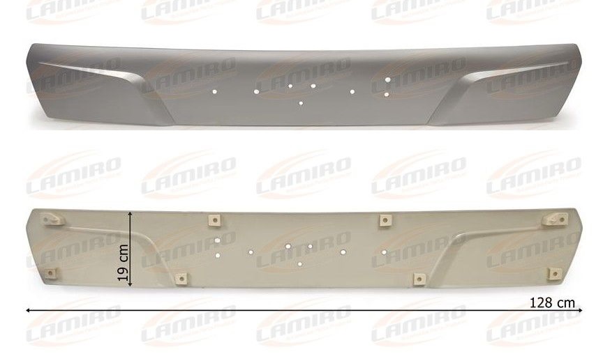 Panel masky kabiny - stříbrný pod logo DAF LF Euro 6 od 2017