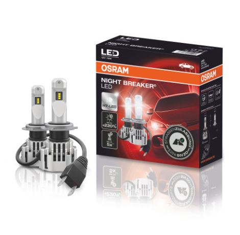 Žárovka H7 12V/19W OSRAM NIGHT BREAKER +220%, sada