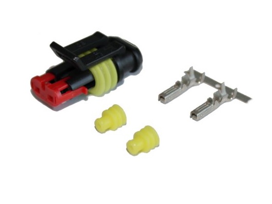 Sada opravárenská 2 pól. zásuvky AMP Super Seal, univerzální