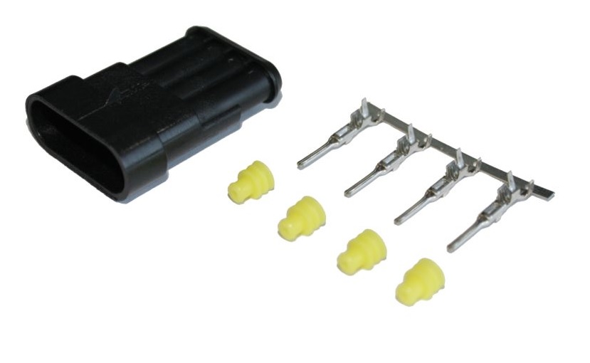 Sada opravárenská 4 pól. zástrčky AMP Super Seal, univerzální