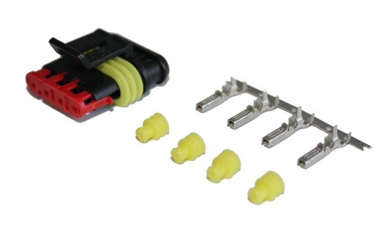 Sada opravárenská 4 pól. zásuvky AMP Super Seal, univerzální