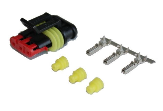 Sada opravárenská 3 pól. zásuvky AMP Super Seal, univerzální