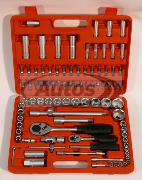 Sada klíčů GOLA 1/4" 1/2" s příslušenstvím 94 ks