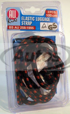 Guma upínací s háky, průměr  8mm - délka 1,2m / sada 2 ks