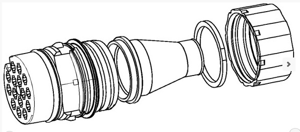 Zásuvka 15pin FRUEHAUF