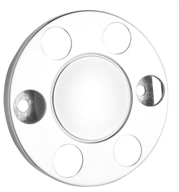 Kryt matic kola PN 17,5"/6 děr chrom, plný střed