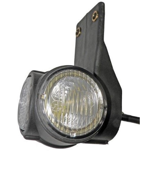 Svítilna poziční P SUPERPOINT III 24V LED č/b/o, bez konektoru, kabel 1,5m