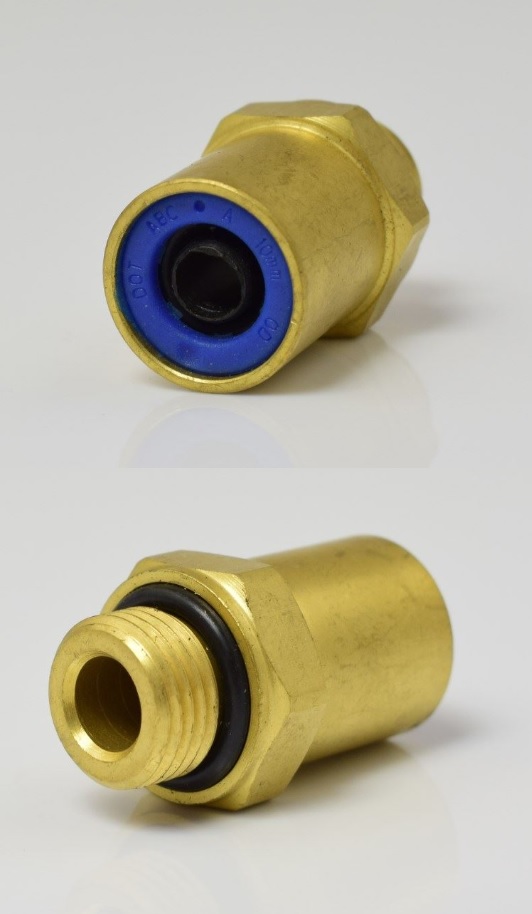 Rychlospojka přímá M16x1,5 / PA 10x1 typ ABC vnější závit TEKALAN