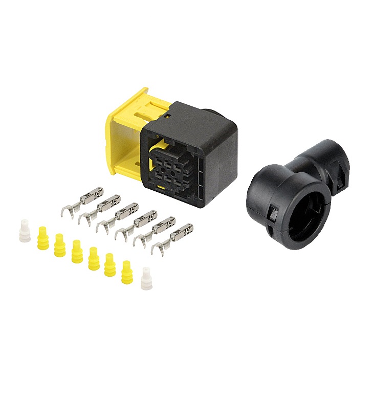 Sada opravárenská 6 pól. zástrčky MCP NW 8.5 90° SCANIA, MERCEDES, RVI