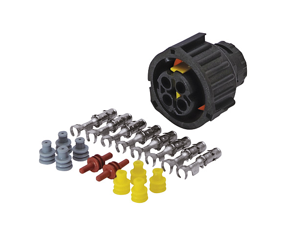 Sada opravárenská 4 pól. zástrčky MERCEDES Actros,MP2/MP3/MP4, Arocs, Atego, Econic, VW Cr