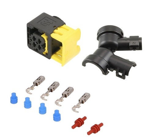 Sada opravárenská 4pin zástrčky MCP 2.8 A NW8.5 90° MERCEDES Actros MP2/3/4, Arocs 