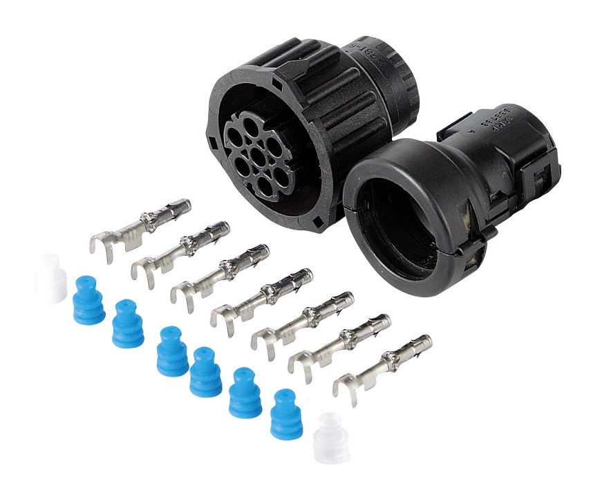 Sada opravárenská 7 pól. zástrčky NW8.5 180° MERCEDES Actros,MP2/MP3/MP4, Arocs, Atego