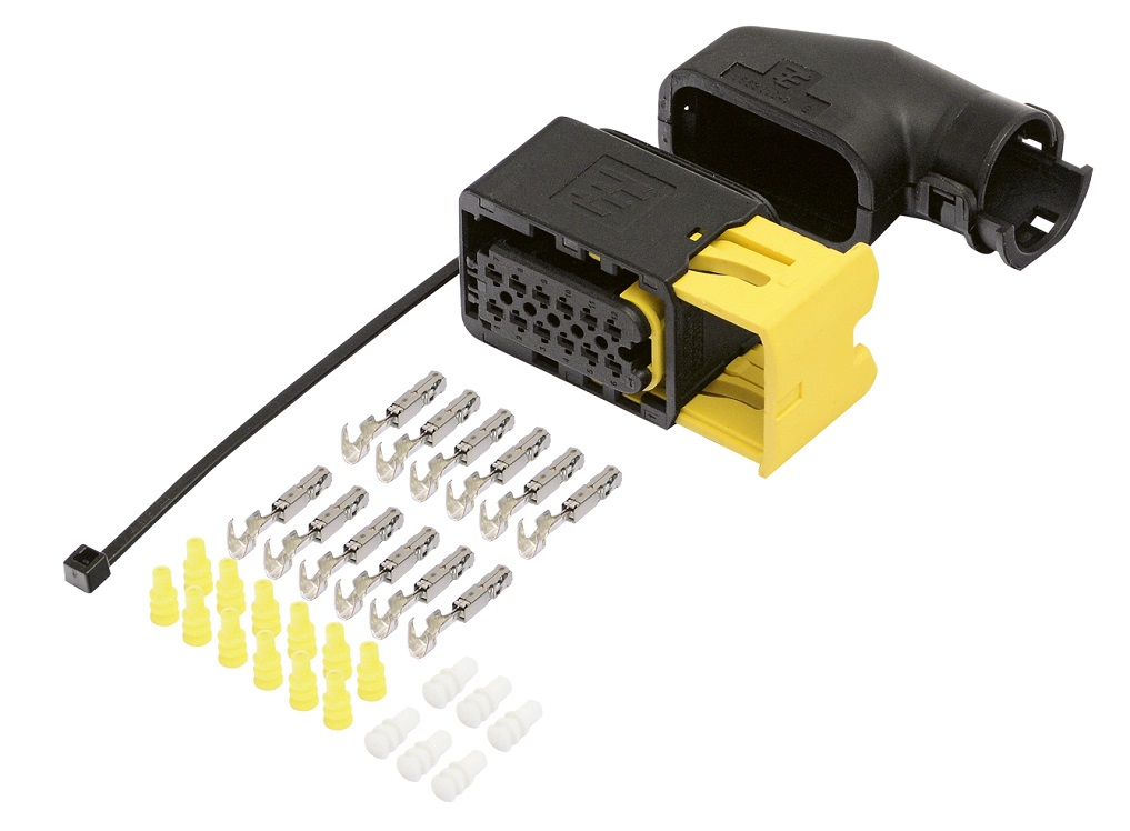 Sada opravárenská 12 pól. zástrčky NW 13 90° SCANIA L,P,G,R,S Euro 6 od 2016, DAF LF/CF/XF