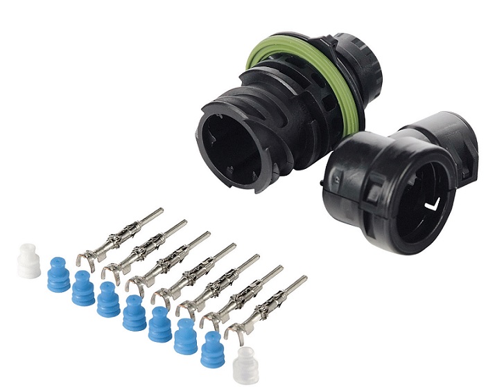 Sada opravárenská 7 pól. zásuvky NW8.5 90° univerzální