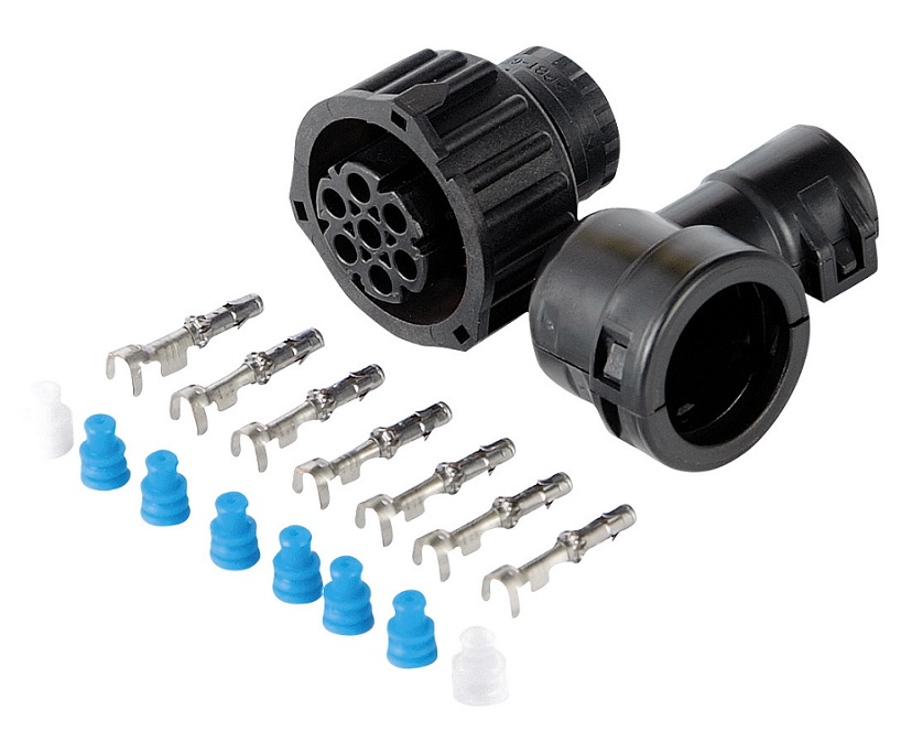 Sada opravárenská 7pin zástrčky NW 10 90° RVI, VOLVO, DAF, IVECO, SCANIA, MB, VW, MAN,