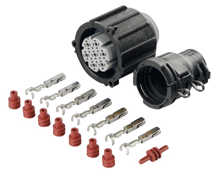 Sada opravárenská 7 pól. zástrčky NW 8,5 180° MAN TGA, TGS, TGX, DAF CF65