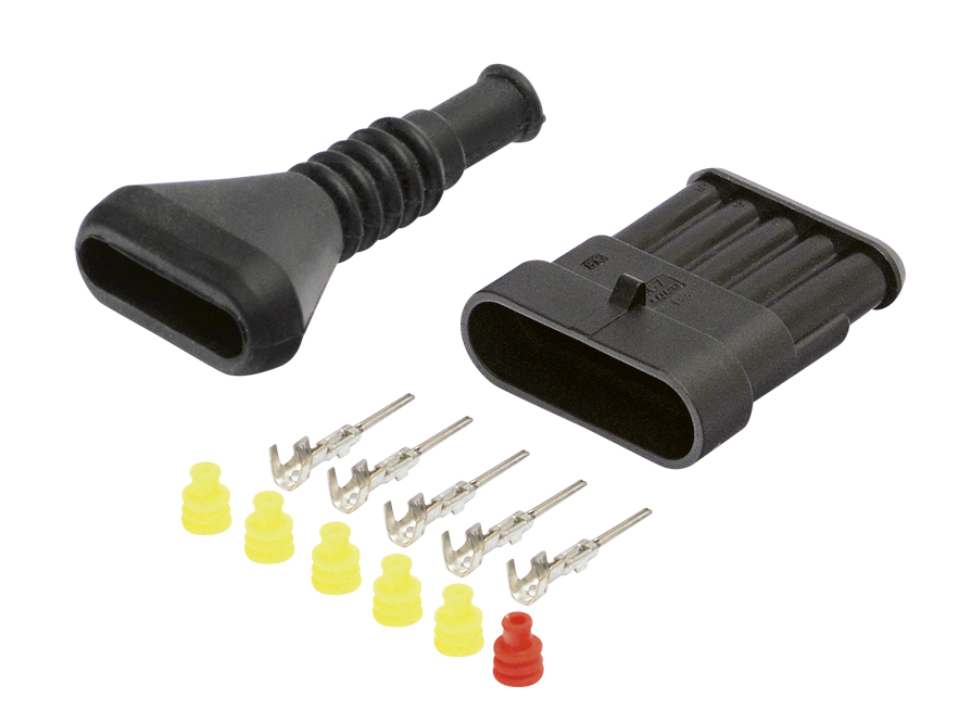 Sada opravárenská 5 pól. zásuvky Super Seal + manžeta, univrezální