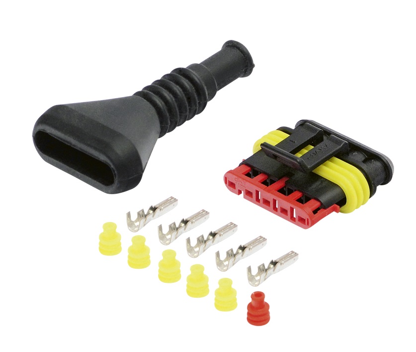 Sada opravárenská 5 pól. zástrčka Super Seal + manžeta univerzální