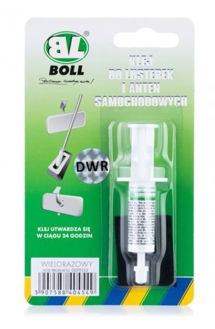 Lepidlo na sklo zrcadel a autoantény na bázi metakrylátů BOLL, 2 ml