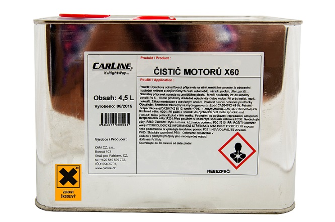 Čistič motorů X60 - dearomatizovaný benzin 0,85l