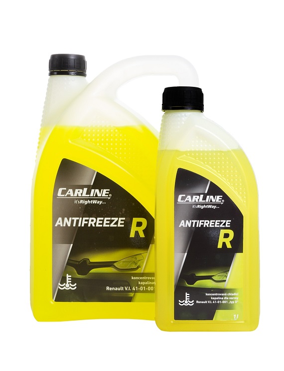 Kapalina chladící Antifreeze R VOLVO/ RVI celoroční / koncentrát  4l/žlutý