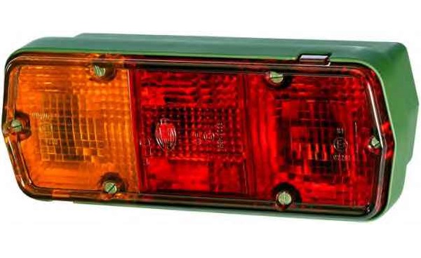 Svítilna zadní 3-dílná 24V 82x75x211 DAF, FAUN, JOHN DEERE, KÄSSBOHRER, KÖGEL, KOMATSU