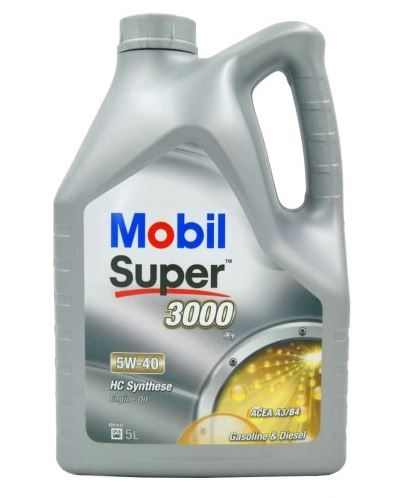 Olej motorový 5W-40 MOBIL Super 3000 X1, osobní vozy, 5l