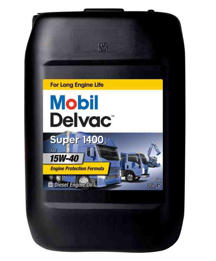 Olej motorový 15W-40 MOBIL Delvac Super 1400E, nákladní vozy, 20l
