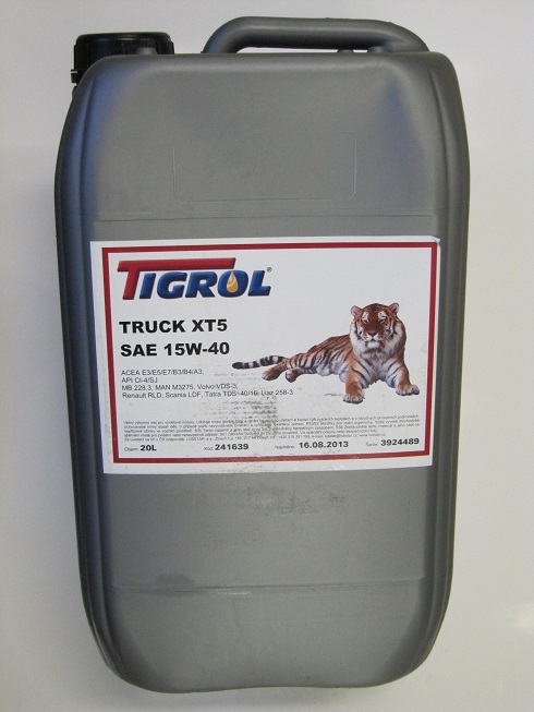 Olej motorový TIGROL Truck XT5 15W-40,nákladní vozy, 20l