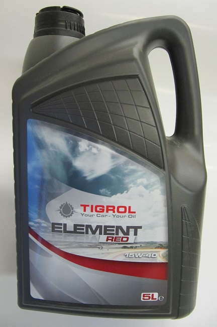 Olej motorový TIGROL Element Red 15W-40,osobní vozy, 5l