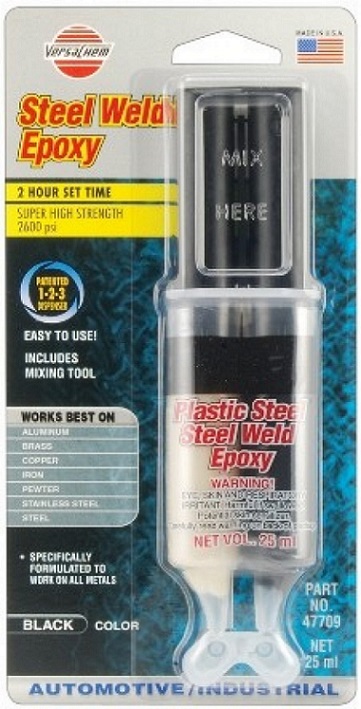 Lepidlo dvousložkové na kov VERSACHEM Steel Weld Epoxy, 25ml